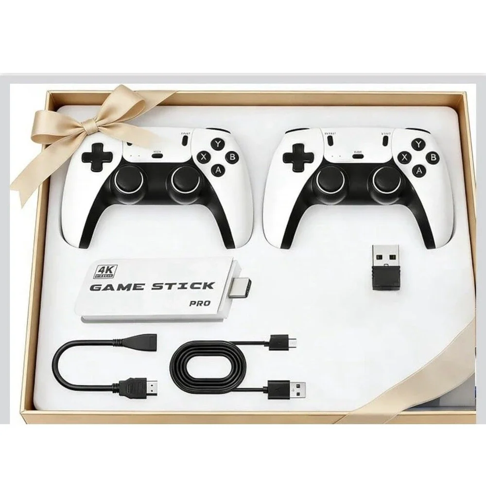 SJGAM M15 Plus Retro Video Game Console 4K HDMI Gaming Wireless 2 Controllers